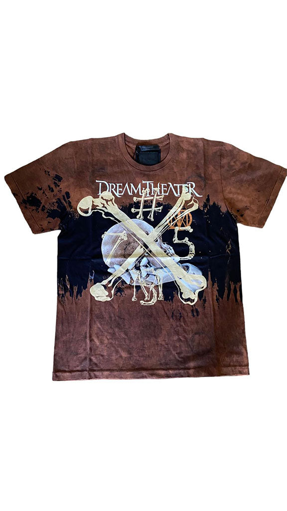 Massimo Sabbadin t shirt rock vintage custom Dream Theatre pezzo unico può presentare imperfezioni date dall'unicità del capo vintage lavaggio e stampa fatti a mano misura da ascella ascella 58cm lunghezza 77cm