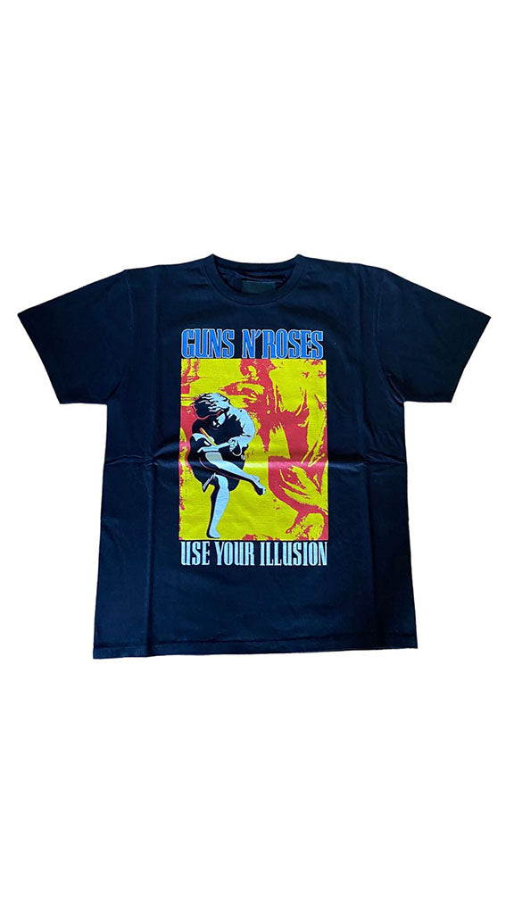 vintage rock t shirt dei Guns n Rosescon stampa strass lodo di Massimo Sabbadin fatto a mano è un pezzo unico può contenere imperfezioni date dal capo vintage