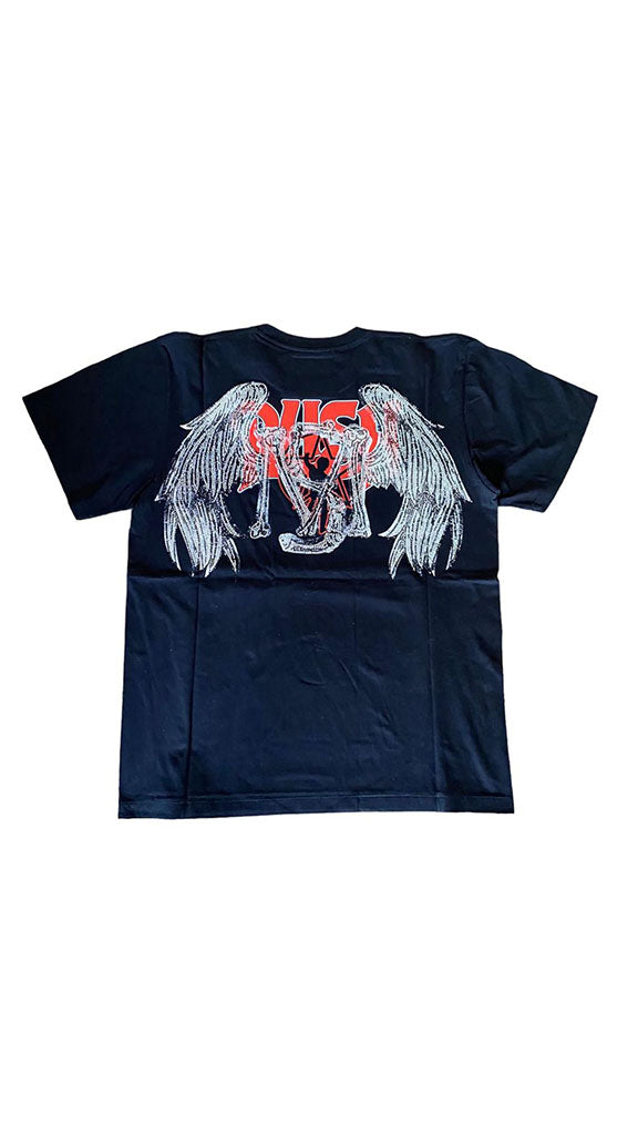 vintage rock t shirt dei Rush con stampa strass logo di Massimo Sabbadin fatto a mano è un pezzo unico può contenere imperfezioni date dal capo vintage