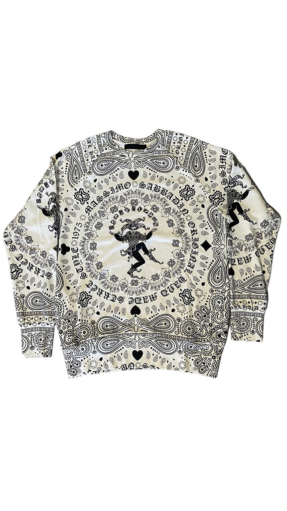 massimo sabbadin bandana crewneck