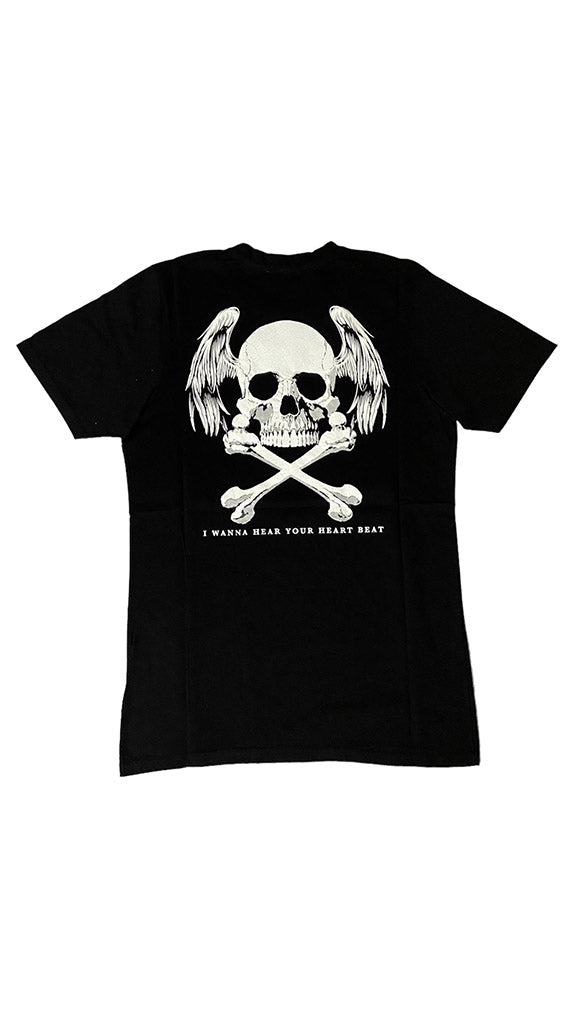 massimo sabbadin skull logo t shirt t shirt regular fit
