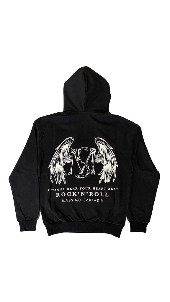 massimo sabbadin logo hoody