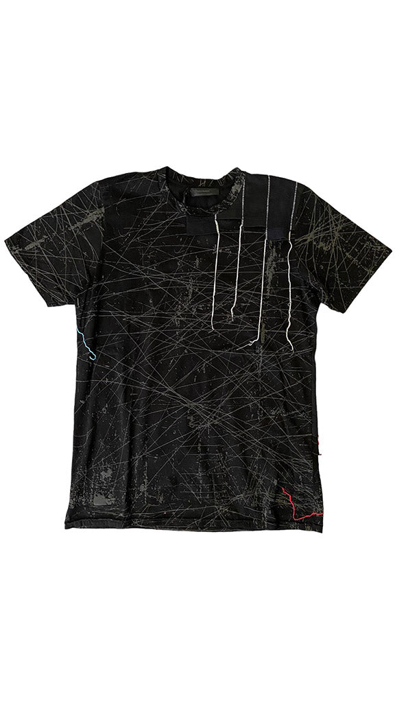 Massimo Sabbadin t shirt patchwork rock patchwork realizzato con 6 t shirt vintage rock vestibilità regular