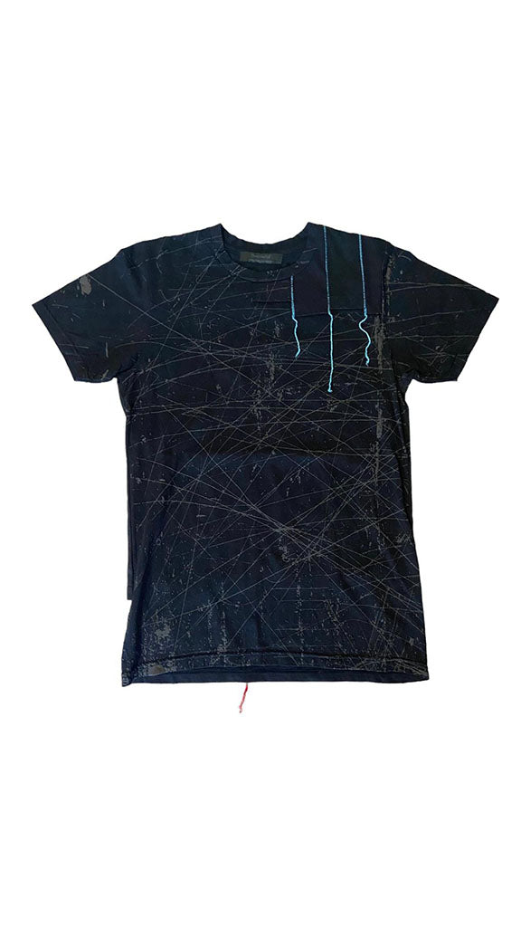 Massimo Sabbadin t shirt patchwork rock patchwork realizzato con 6 t shirt vintage rock vestibilità regular