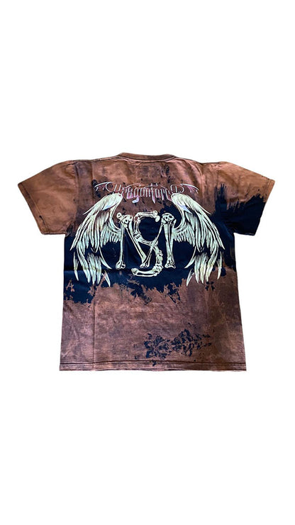 Massimo Sabbadin t shirt rock vintage custom Dragonforce  pezzo unico può presentare imperfezioni date dall'unicità del capo vintage  lavaggio e stampa fatti a mano  misura da ascella ascella 57cm  lunghezza 68cm   
