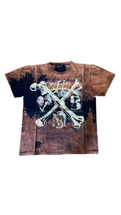 Massimo Sabbadin t shirt rock vintage custom Dragonforce  pezzo unico può presentare imperfezioni date dall'unicità del capo vintage  lavaggio e stampa fatti a mano  misura da ascella ascella 57cm  lunghezza 68cm   